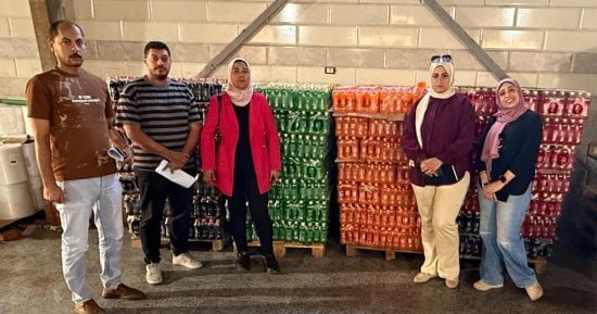 ضبط 8064 زجاجة مياه غازية داخل مصنع غير مرخص بالمنطقة الصناعية في بورسعيد