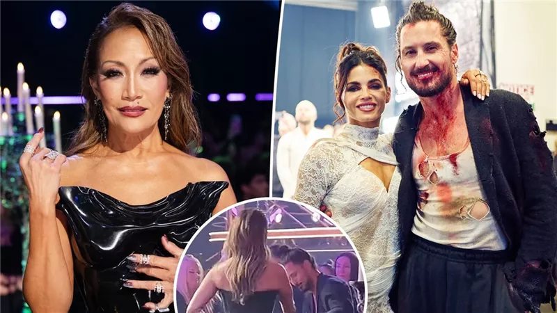 الزوجة أشعلت الأزمة.. عناق ينهي خلاف نجمي برنامج «Dancing with the Stars»