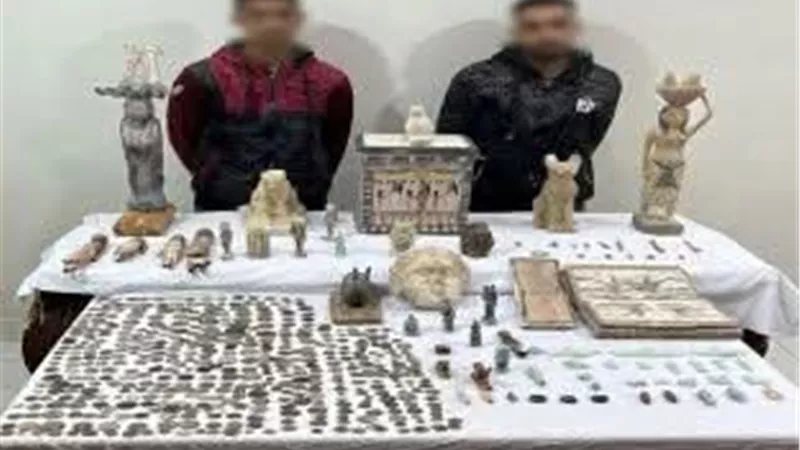 أسرار المغارة الملعونة، كيف سقط شابان بـ521 قطعة أثرية في جبال سمالوط وما عقوبتهما؟