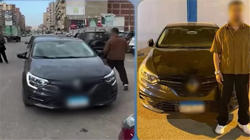 ضبط قائد سيارة ملاكي بالبحيرة لسيره عكس الاتجاه والتعدي بالسب على صيدلي اعترض طريقه
