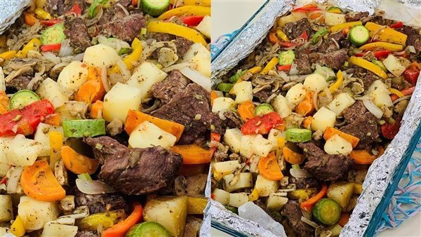 طريقة عمل ورقة اللحمة لغداء سريع التحضير
