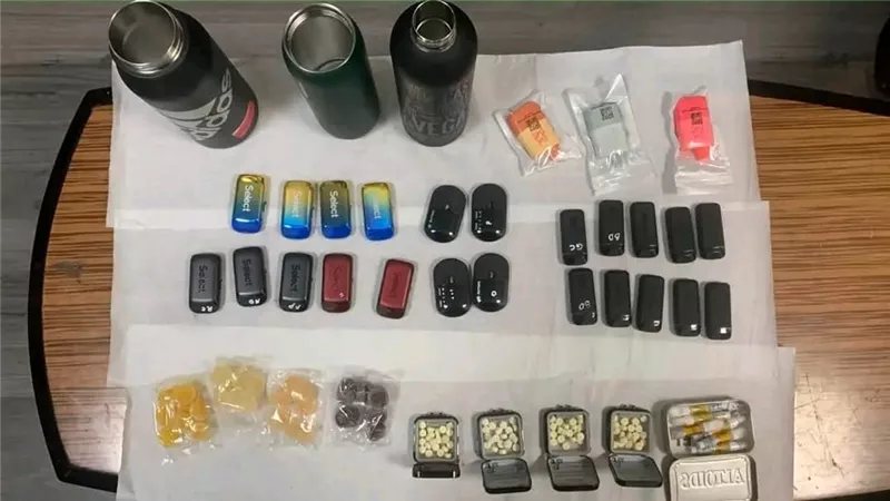 إحباط تهريب مخدر "السيلوسايبين" داخل 14 سرنجة في مطار القاهرة (صور)