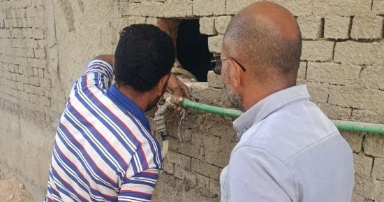 مياه القناة تكثف حملاتها لإزالة الوصلات الخلسة بالإسماعيلية والسويس