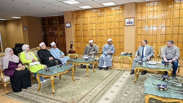 الأشموني يستقبل مدير عام منطقة الوعظ لبحث التعاون بين محافظة الشرقية ومجمع البحوث الإسلامية