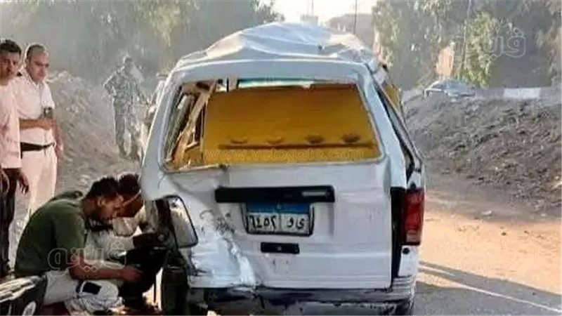 إسعاف الشرقية يكشف تفاصيل إصابة 4 تلاميذ وسيدة في حادث تصادم بطريق بلبيس