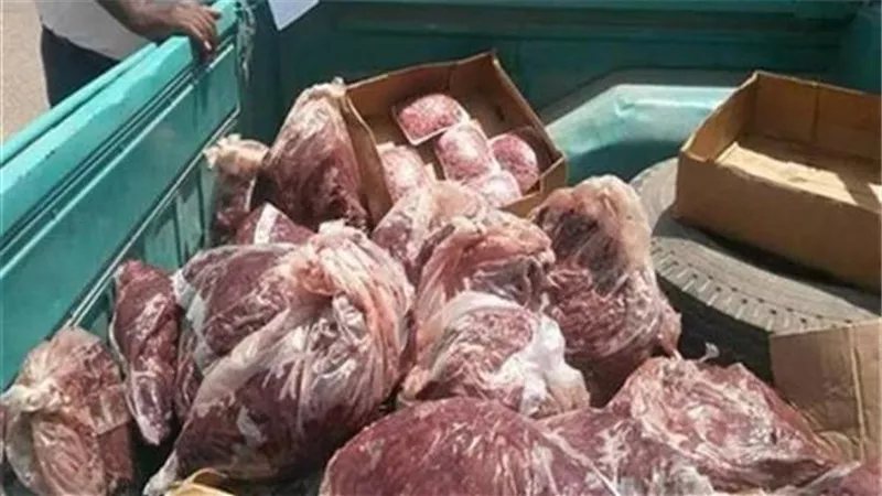 ضبط 940 كيلو لحوم مجهولة المصدر في ههيا بالشرقية