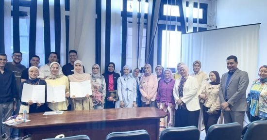 برنامج تدريبي لطلاب الفرنسي بجامعة دمنهور تأهيلا للدراسة بجامعة سوربون نوفال
