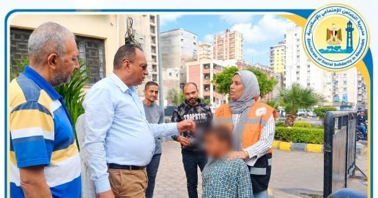 «تضامن الإسكندرية».. إنقاذ طفل بلا مأوى أسفل كوبرى محمد نجيب وإيداعه دار رعاية