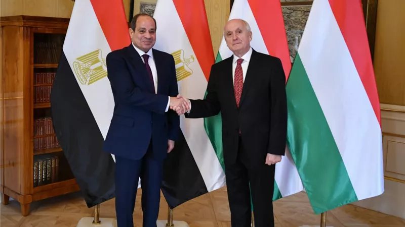 رئيس المجر للسيسي: نتفهم أهمية نهر النيل بالنسبة لمصر