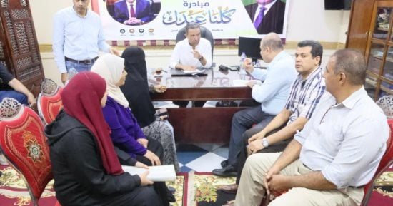 محافظ المنوفية يلتقى 15 مواطنا على مدار 7 ساعات متواصة بمركز الباجور