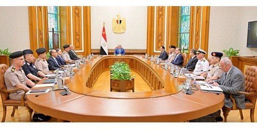 مجلس الدفاع الوطني برئاسة السيسي: تقديم كل أشكال الدعم للدفاع عن أمن السعودية واستقرارها