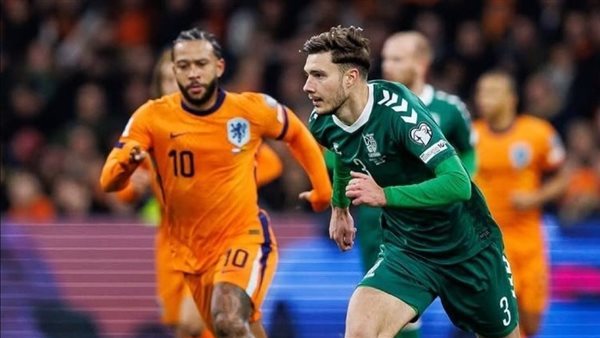 دوري الأمم الأوروبية، تعادل هولندا وصربيا 1-1 في الشوط الاول