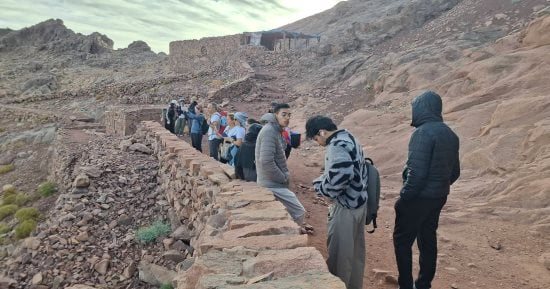 615 سائحا يزورون سانت كاترين وسط تزايد الحركة السياحية