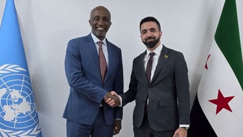 علبي يبحث مع مسؤول أممي ومندوبة اليونان تعزيز التعاون ودعم مسار التعافي في سوريا
