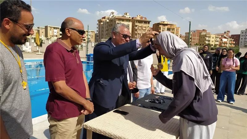 جامعة قناة السويس تختتم بطولة السباحة للكليات بفوز علوم الرياضة بالمراكز الأولى
