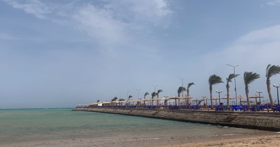طقس مشمس ونشاط ملحوظ للرياح والأمواج على سواحل البحر الأحمر.. فيديو