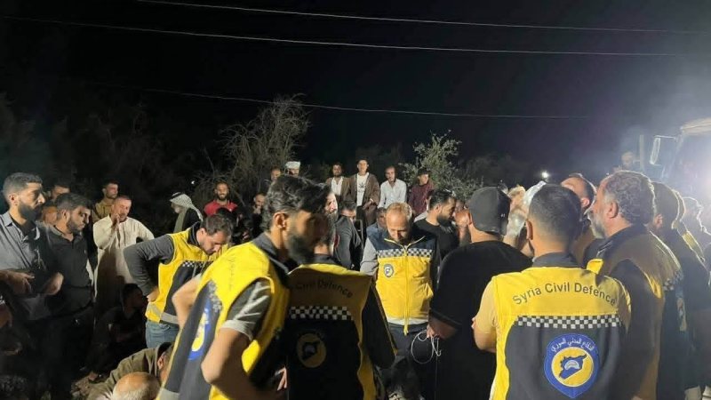 جهود مكثفة لفرق الطوارئ وإدارة الكوارث لإخراج طفل وقع في بئر بريف الحسكة