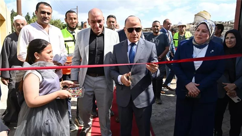 محافظ الغربية يفتتح محطتي صرف صحي بكفر الحمام وبار الحمام بتكلفة 133 مليون جنيه