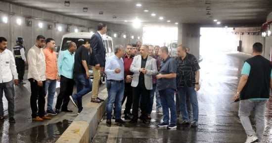 استعدادا للشتاء.. محافظ الشرقية يتابع منظومة تصريف مياه الأمطار بنفق عرابى