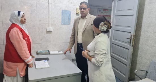 وكيل صحة المنوفية يتفقد عدد من الوحدات الصحية بالمحافظة لمتابعة سير العمل