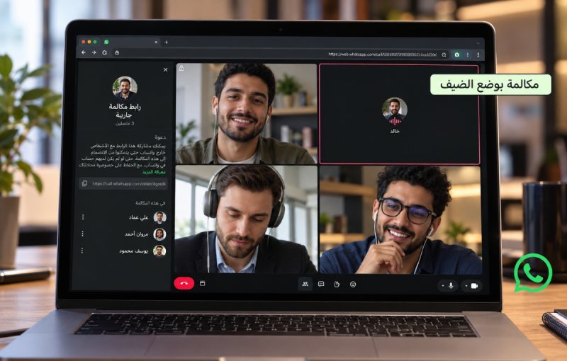 واتساب تتيح للمستخدمين الانضمام إلى المكالمات دون الحاجة إلى حساب